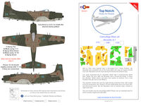 Douglas A-1 H/J Skyraider - camouflage pattern paint masks (for Airfix and Hasegawa kits)