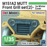 Modern US M151A2 Mutt front grill set 2 - Winter covered - Image 1