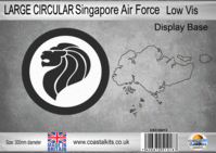 Circular Display Base Singapore Air Force Low Vis 300mm - Image 1