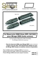 2000L Fuel Tanks For Mirage 2000 (RPL 541 and 542)