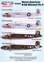 North American B-25Mitchell Part 4 (4 schemes) - Image 1
