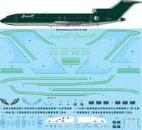 Ultra Perseus Green Boeing 727-200 - Screen printed decal