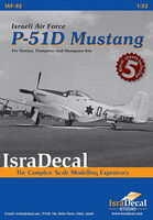 IAF P-51 D Mustang (for Tamiya, Trumpeter and Hasegawa kits) - Image 1